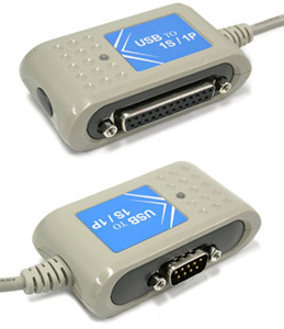 Convertisseur USB à 1 Série +1 Port Imprimante