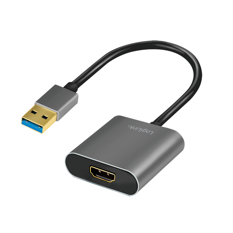 Adaptateur USB 3.1 HDMI femelle vers USB C male 0.15m noir