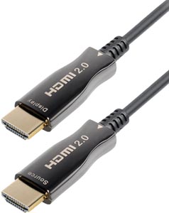Cordon HDMI 2.0 M/M Optique (AOC) 4K en 30,00m