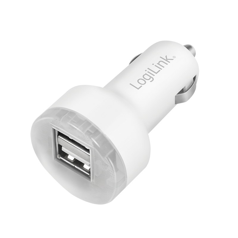 StarTech.com Chargeur de voiture double USB - Adaptateur allume cigare à 2 ports  USB - Haute puissance (24 W/4,8 A) - Blanc (USB2PCARBKS), Batteries et  adaptateurs d'alimentation pour téléphone cellulaire