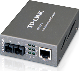 Convertisseur RJ45/SC 10/100 Mbps Monomode 20Km TP-Link MC110CS