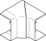 Angle intérieur 90° (+/- 5°) pour goulotte 90 x 55