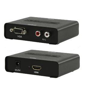 Convertisseur HDMI vers VGA+Audio