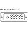 Adaptateur DVI-I F /VGA HD15 M