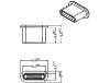 Bouchon obturateur USB Type-C par 10 pcs - 64014