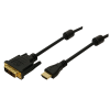 Cordon HDMI-A M/DVI-D M 5,00m - CH0015