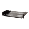 Plateau modem 19 400 mm - 2U (noir) - SF2C45B
