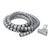 Gaine spiralée grise + outil / 25mm - 2,50m - KAB0013