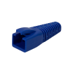 Manchons découpables Snagless RJ45 diamètre 5,5 à 8,5 mm Bleu par 50 - MP0059