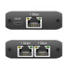 Splitter Ethernet Gigabit 2 ports, NS0011