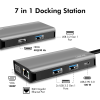 Station d'accueil USB-C 3.2 4K, 7 ports + PD - UA0410