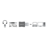 Adaptateur Audio TRRS sur USB2.0 - UA0299