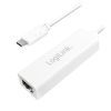 Convertisseur USB-C 3.2 à RJ45 Gigabit 10/100/1000 Blanc - UA0238