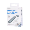 Hub USB3.2 + Lecteur de cartes SD / micro SD - UA0394