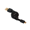 Cordon rétractable USB2.0 A vers Micro USB 0,75m
