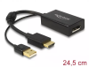 Adaptateur HDMI M > DisplayPort 1.2 F 0,25m - DeLock 62667