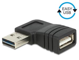 Adaptateur USB A vers A M/F coudé gauche/droit - 65522