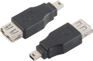 Adaptateur Mini USB 5 Points Male vers USB AF