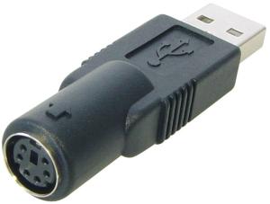 Adaptateur USB mâle / PS2 femelle monobloc