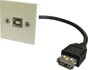 Plastron USB2.0 BF / AF 0,20m