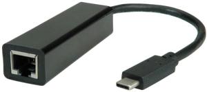 Convertisseur USB-C 3.1 à RJ45 Gigabit 10/100/1000 Noir
