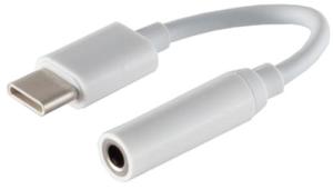 Adaptateur USB-C vers Jack 3,5mm Analogique, Blanc