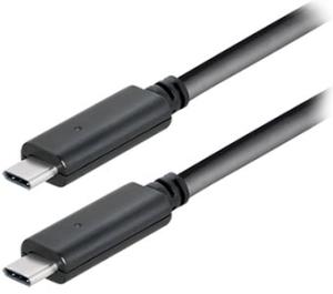 Cordon USB3.1 (USB-C) M/M 3,00m noir