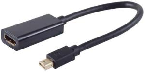 Adaptateur Mini DisplayPort 1.4  M / HDMI F 4K - Noir