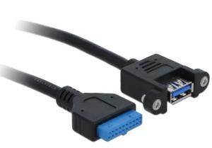 Cordon de raccordement interne USB3.0 type A - Delock 83118