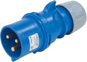 Fiche électrique IEC309 mâle 16A - Bleu