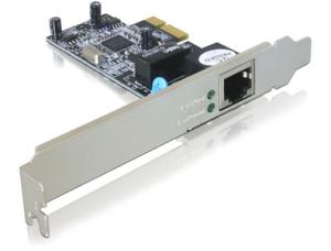 Carte PCI-Express Gigabit + équerre Low-Profile
