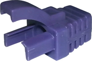 Manchons Snagless RJ45 diamètre 6mm Violet par 100