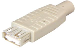 Connecteur USB type A femelle à souder