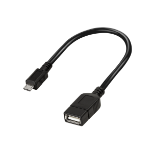 Adaptateur OTG Micro USB mâle vers USB A femelle 20 cm - AA0035