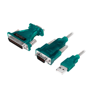 Convertisseur USB2.0 à RS232 + Adaptateur DB9/DB25 - UA0042A