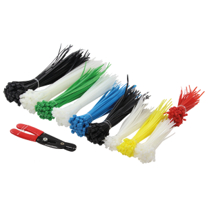 Kit Serre câble couleur + pince coupante / 600 pcs - KAB0019
