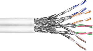Câble Netconnect S/FTP Cat7A LSZH 2x4 paires - 500m